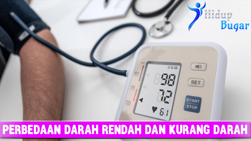 Perbedaan Darah Rendah Dan kurang Darah