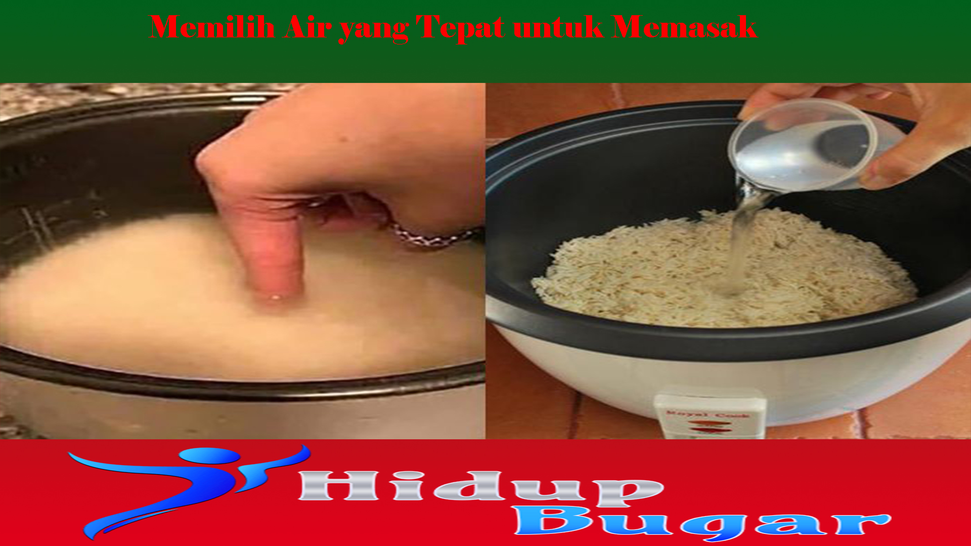 Memilih Air yang Tepat untuk Memasak